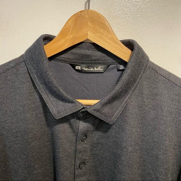 Travis Mathew Gray Short Sleeve Golf Polo Shirt Men’s L (Tag XXL) - Picture 1 of 9